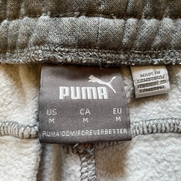 Men’s Puma grey jogger sweatpants, size medium - Picture 4 of 4